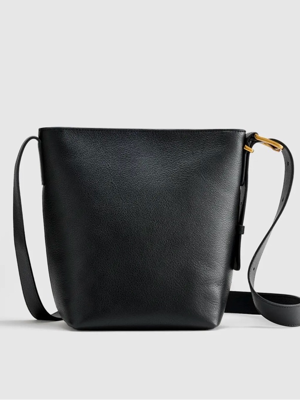 Quince Italian Leather Bucket Crossbody